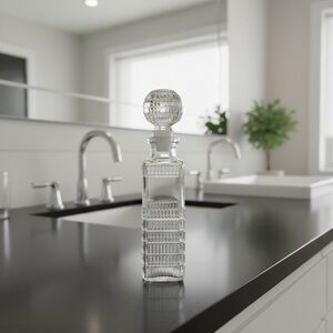 Vintage Clear Bottle Decanter